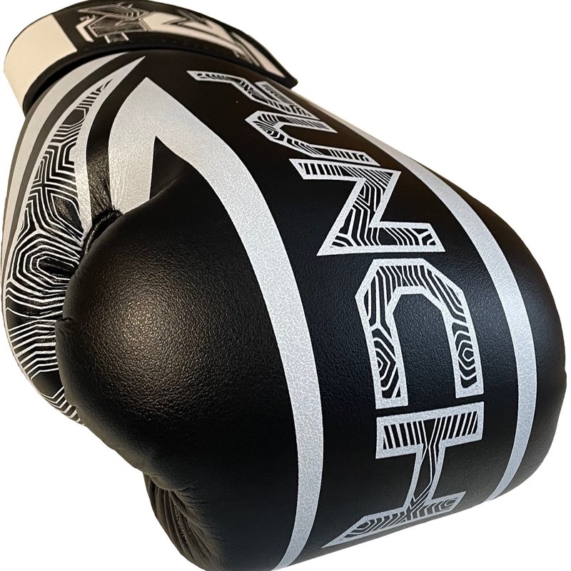 PunchR™  PunchR™ Electric Boxing Gloves Black White Microfiber