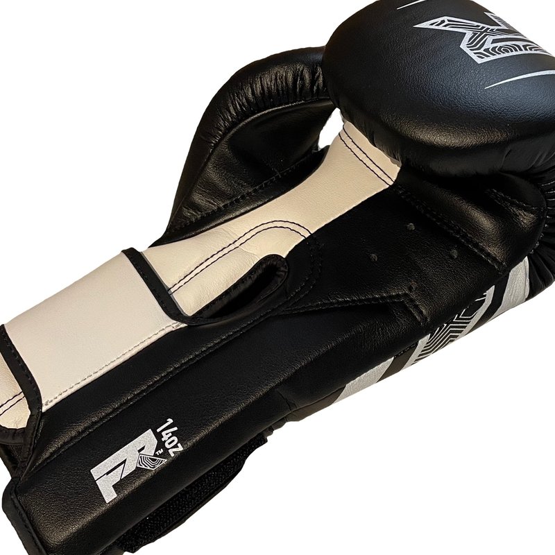 PunchR™  PunchR™ Boxhandschuhe Electric Schwarz Weiß Mikrofaser