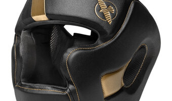 Hayabusa T3 Casque MMA réglable Noir/Or Taille M