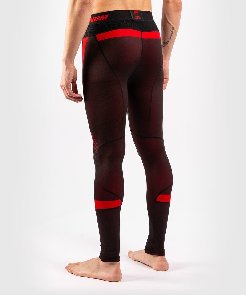 Venum Venum No Gi 3.0 Kompressionshose Tights Schwarz Rot