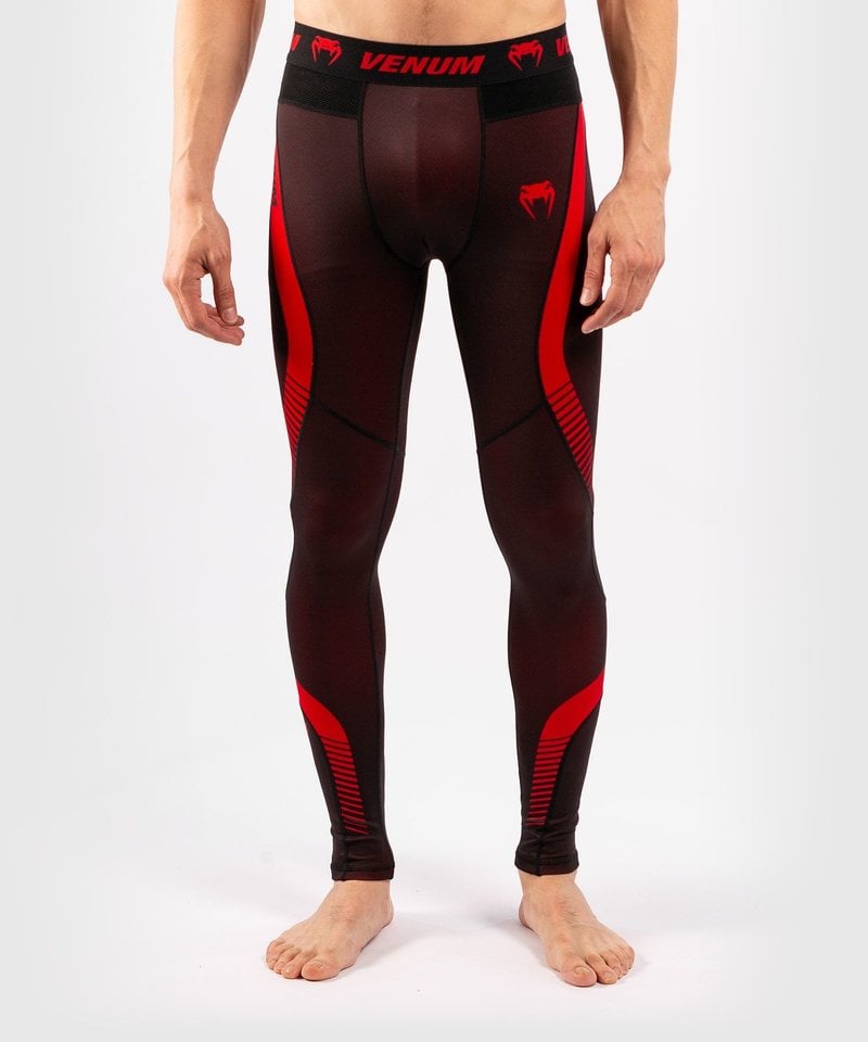Venum No Gi 3.0 Compression Pants Tights Black Red - FIGHTWEAR SHOP EUROPE