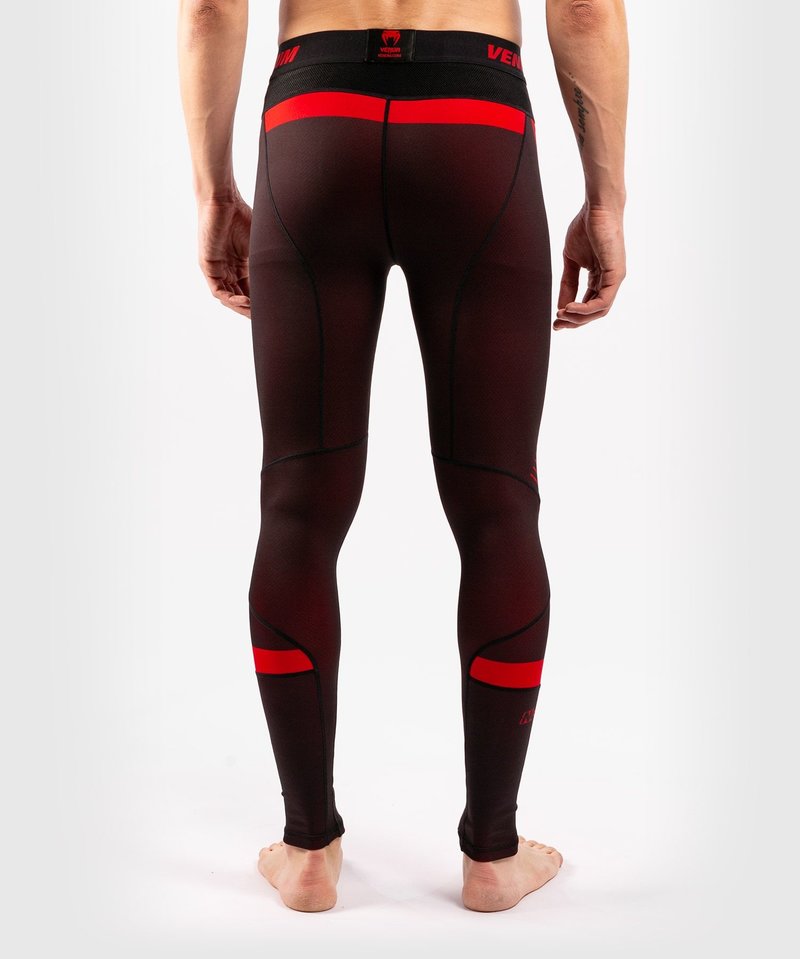 Venum Venum No Gi 3.0 Compression Pants Tights Black Red