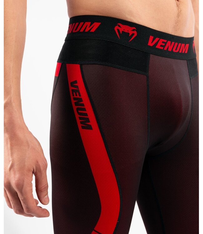 Venum No Gi 3.0 Compression Pants Tights Black Red