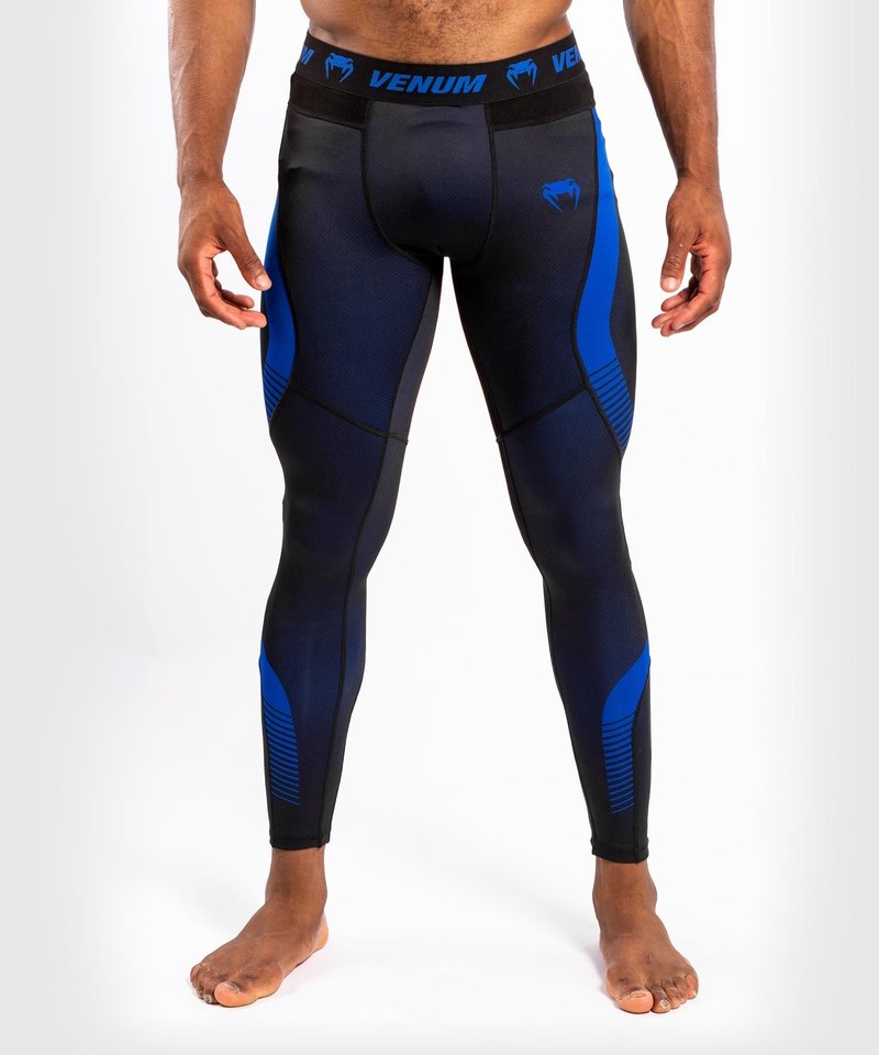 Venum Venum No Gi 3.0 Compression Pants Tights Black Blue