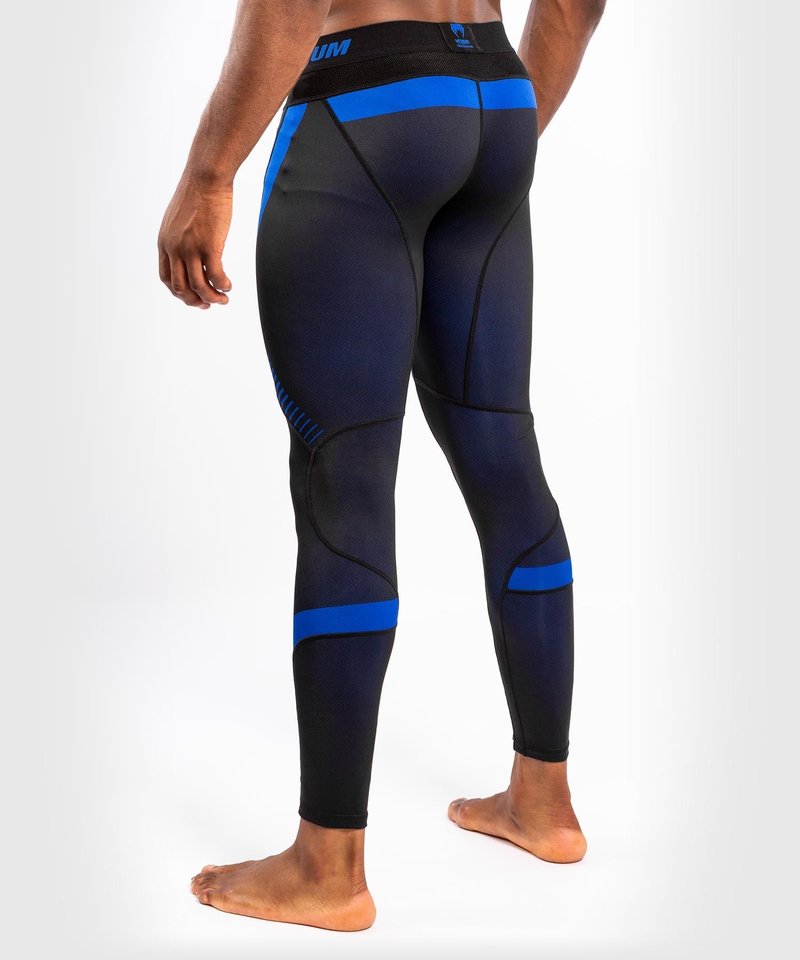 Venum Venum No Gi 3.0 Compression Pants Tights Black Blue