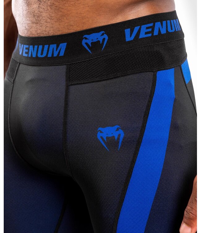 Venum No Gi 3.0 Compression Pants Tights Black Blue