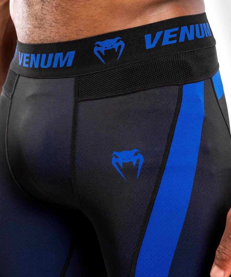 Venum Venum No Gi 3.0 Compression Pants Tights Black Blue