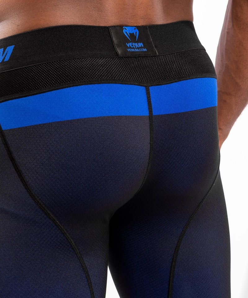 Venum Venum No Gi 3.0 Compression Pants Tights Black Blue