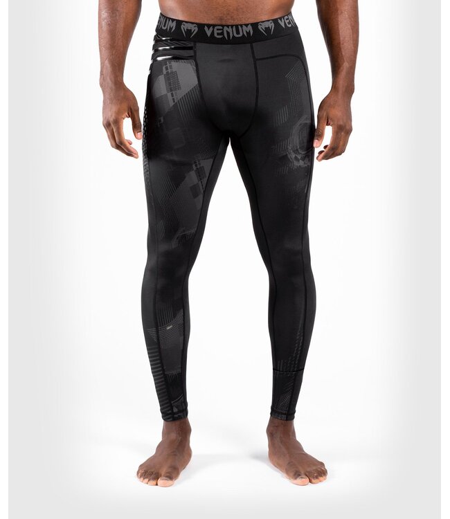 Venum SKULL Sports Legging Spats Tights Black Black