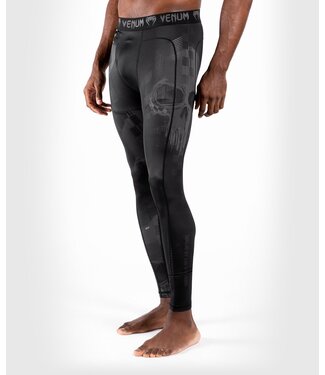 Venum Venum SKULL Sports Legging Spats Tights Black Black