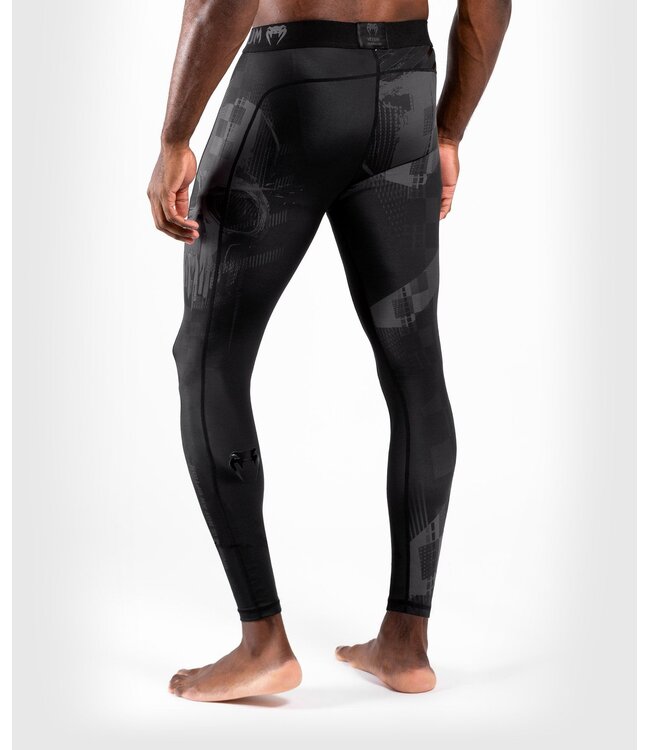 Venum SKULL Sports Legging Spats Tights Black Black