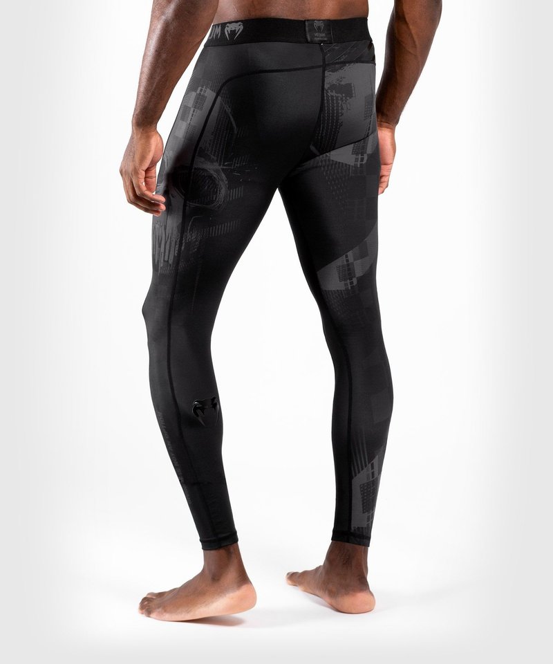 Venum Venum SKULL Sportlegging Spats Tights Zwart Zwart