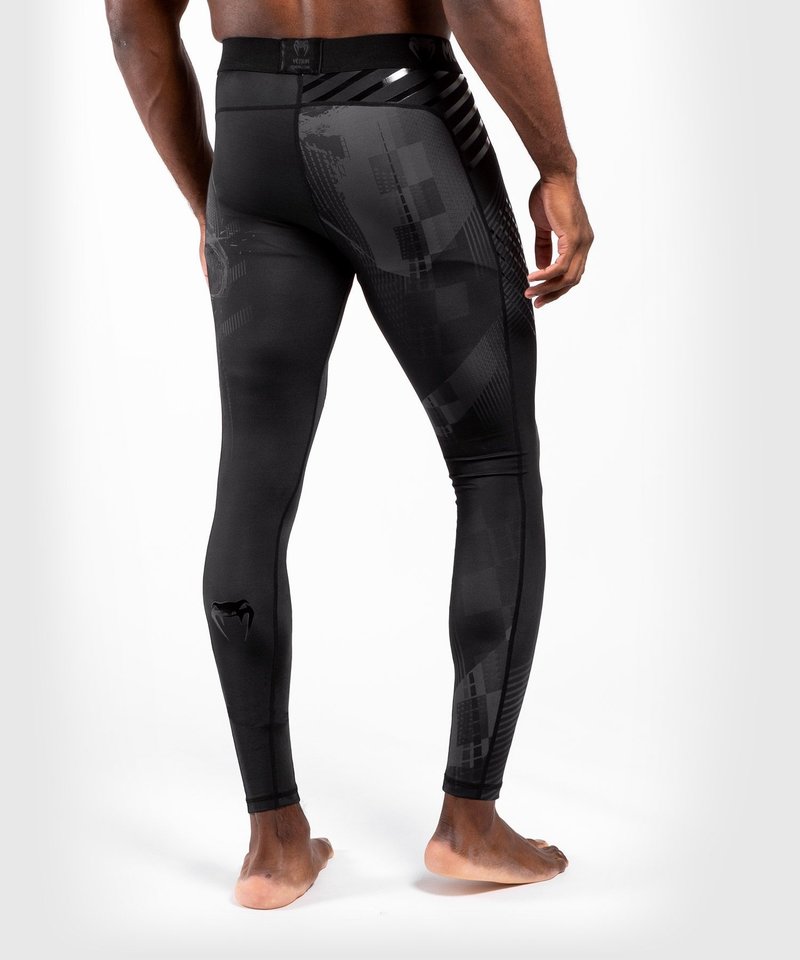 Venum Venum SKULL Sportlegging Spats Tights Zwart Zwart