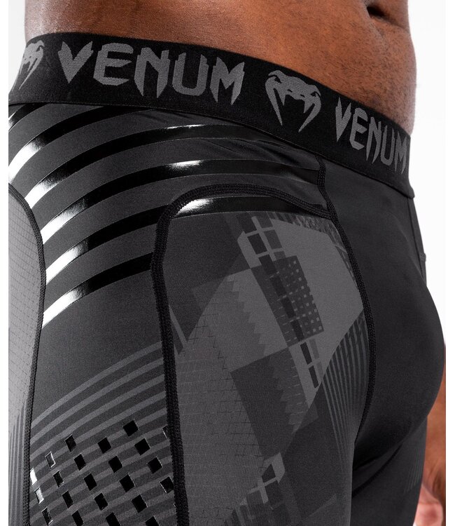 Venum SKULL Sports Legging Spats Tights Black Black