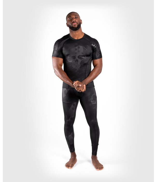 Venum SKULL Sportlegging Spats Tights Zwart Zwart