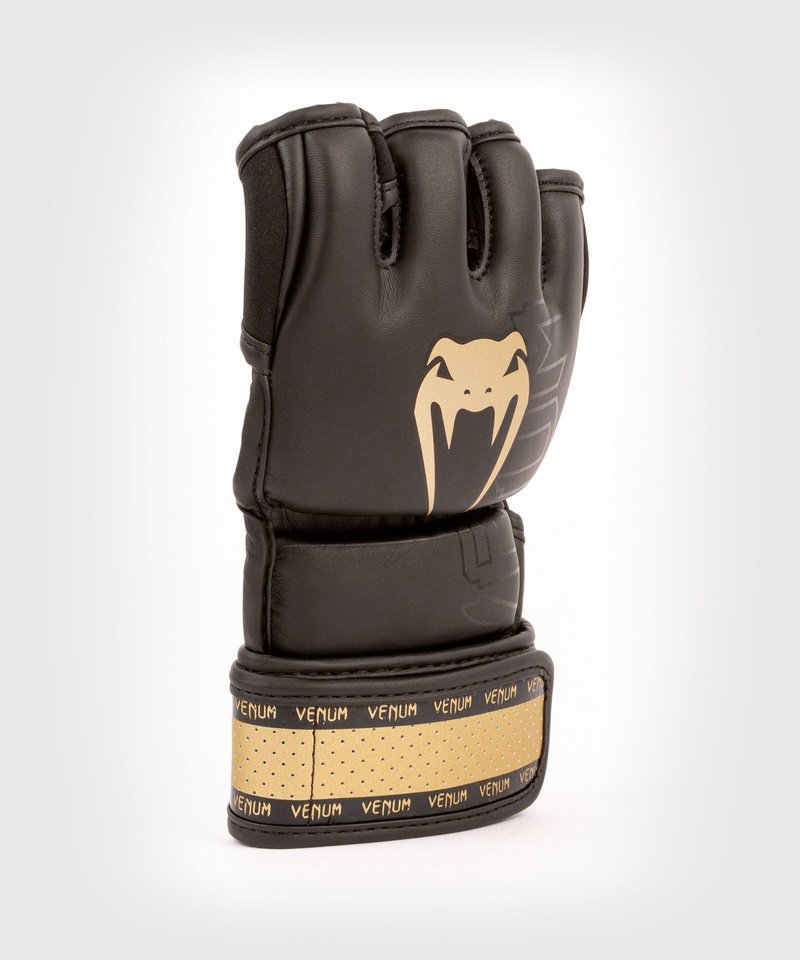 Venum Venum Impact 2.0 MMA Handschoenen Skintex Zwart Goud