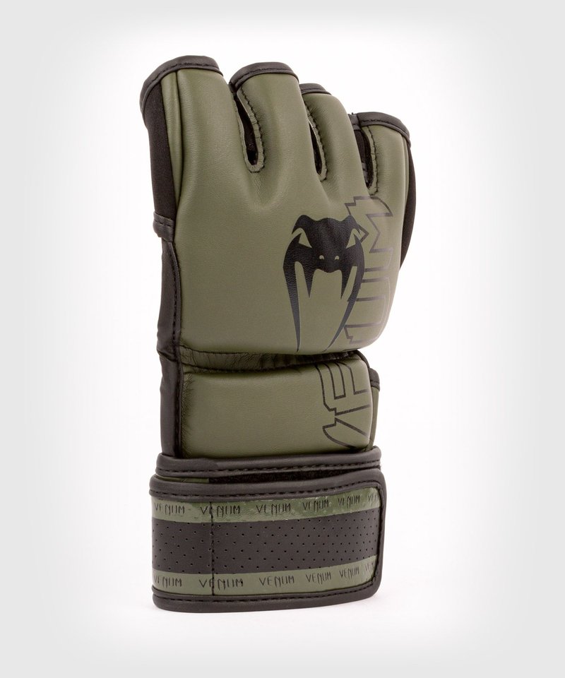 Venum Venum Impact 2.0 MMA Handschoenen Skintex Khaki Zwart