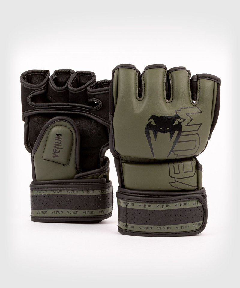 Venum Venum Impact 2.0 MMA Handschuhe Skintex Khaki Schwarz