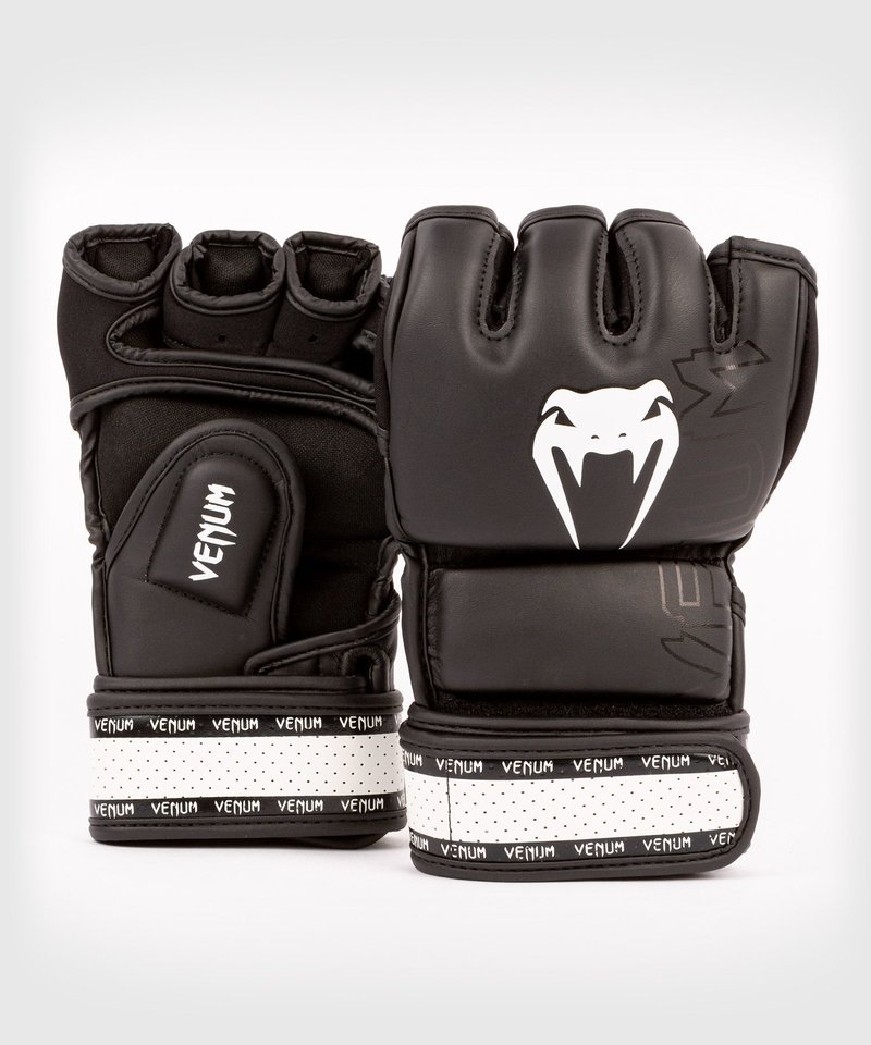 Venum Impact Hook and Loop Boxing Gloves - Black/Red