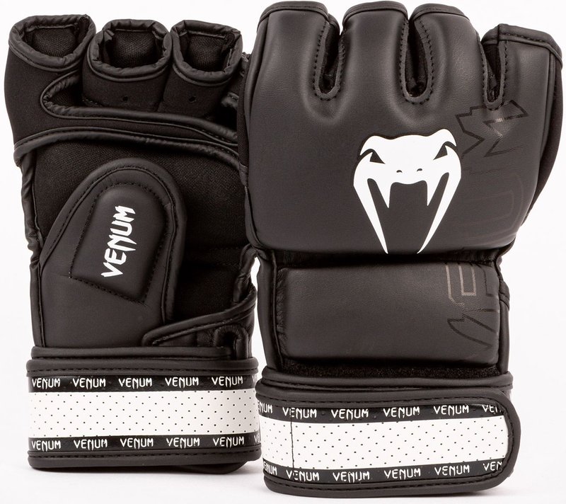 Venum Venum Impact 2.0 MMA Handschuhe Skintex Schwarz Weiß