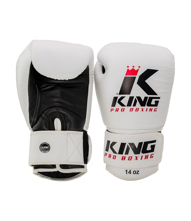 King Pro Boxing Boxhandschuhe Weiss Boxing Gloves KPB/BG 2