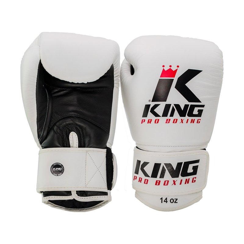 King Pro Boxing King Pro Boxing Bokshandschoenen Wit KPB/BG 2 Leder