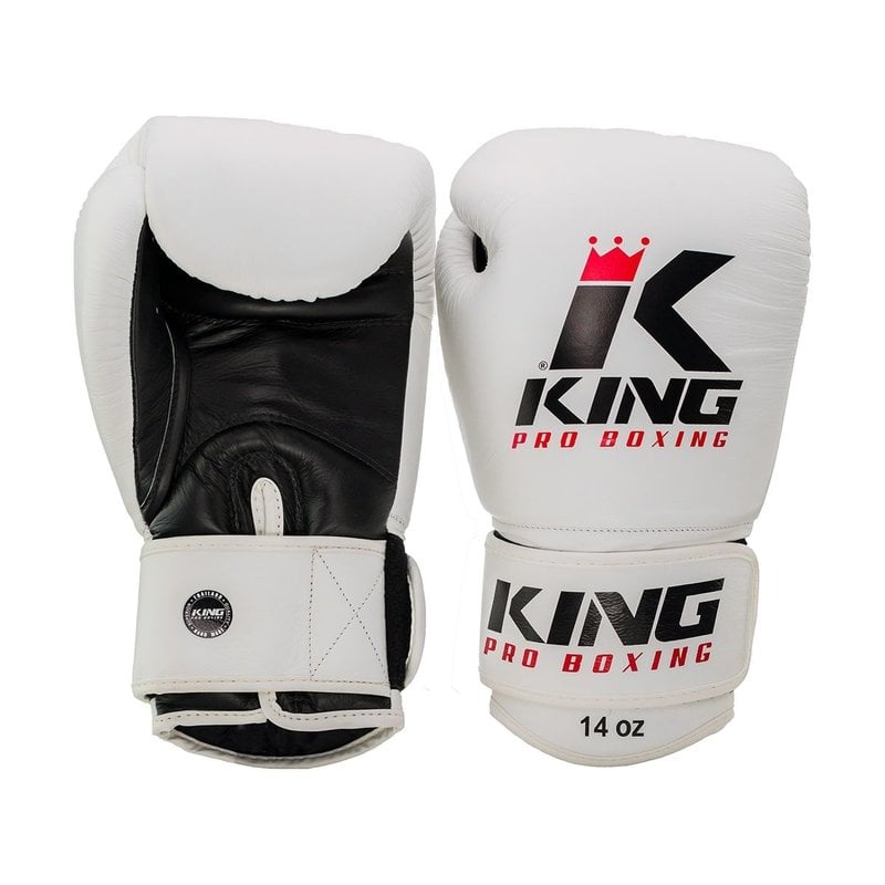 King Pro Boxing King Pro Boxing KPB Boxing Gloves White KPB/BG 2 Leather