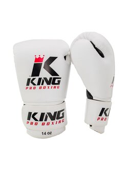 King Pro Boxing King Pro Boxing Boxhandschuhe Weiss Boxing Gloves KPB/BG 2