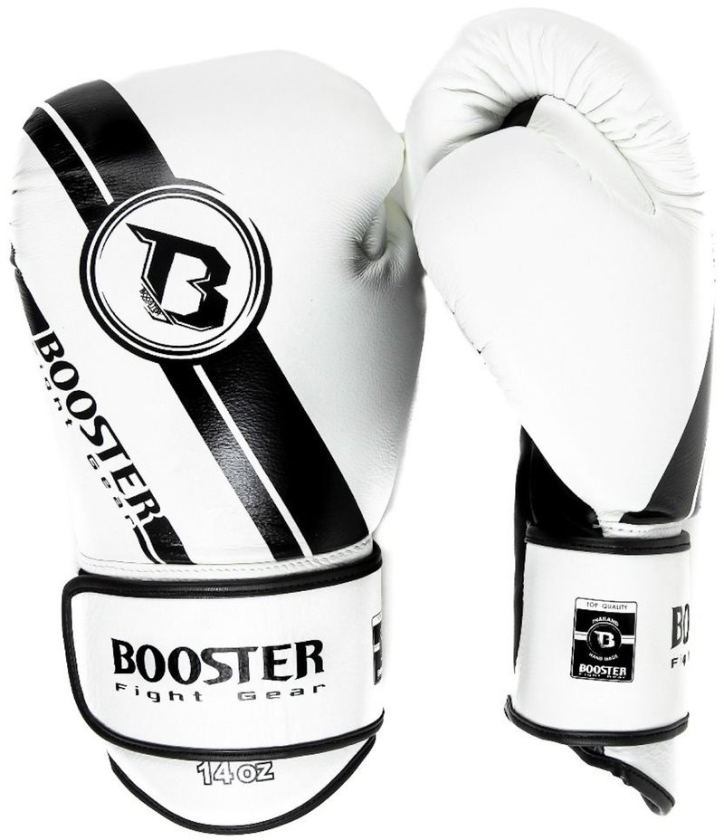 Booster Booster Pro Range Boxing Gloves BGL V3 White Black