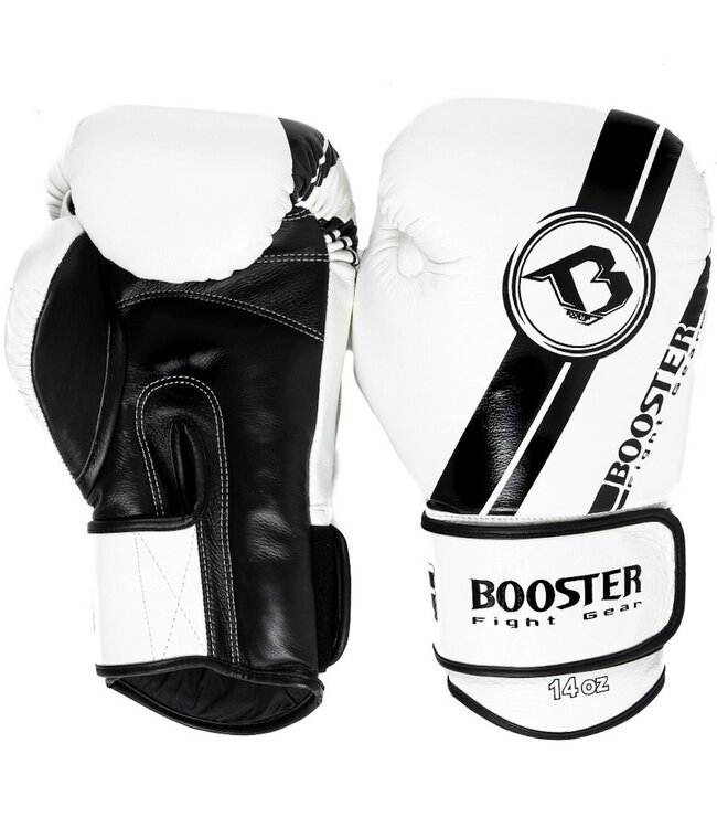 Booster Booster Pro Range Boxing Gloves BGL V3 White Black