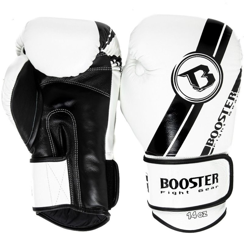 Booster Booster Pro Range Boxing Gloves BGL V3 White Black