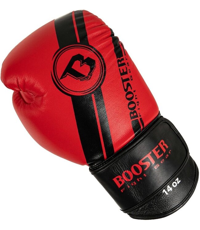 Booster Pro Range Boxing Gloves BGL V 3 Red Black