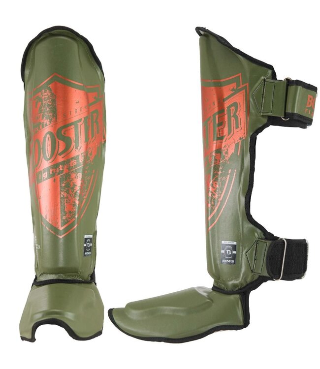 Booster Booster Shinguards Kickboxing BSG Pro Shield 3 Green