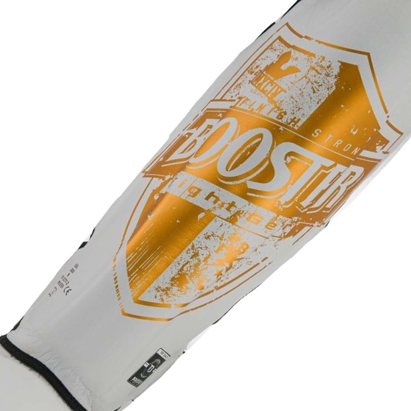 Booster Booster Shinguards Kickboxing BSG Pro Shield 1 White Gold