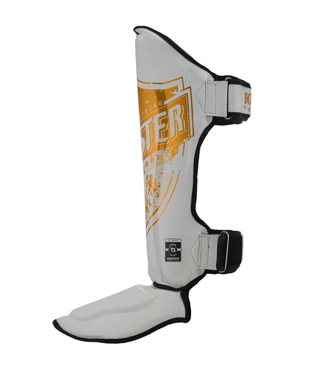 Booster Kickboks Scheenbeschermers BSG Pro Shield 1 Wit Goud