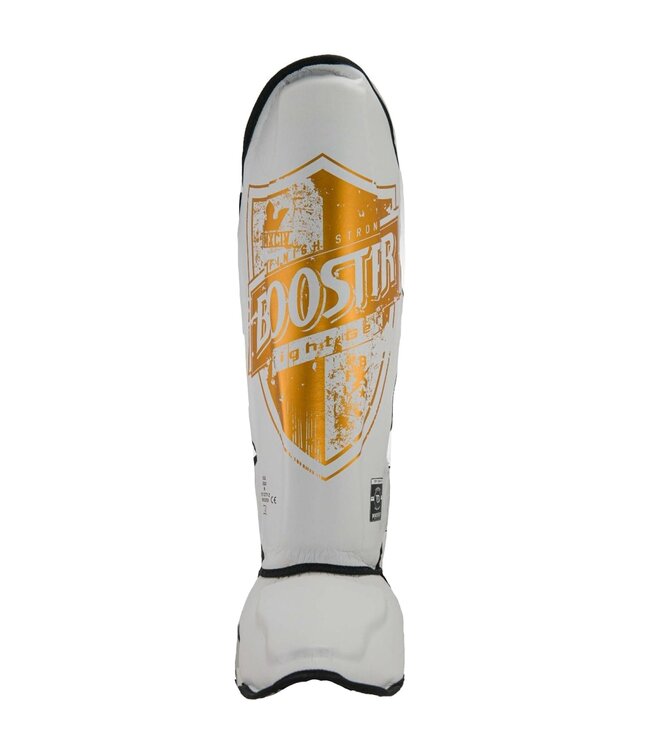 Booster Booster Kickboks Scheenbeschermers BSG Pro Shield 1 Wit Goud