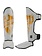 Booster Booster Shinguards Kickboxing BSG Pro Shield 1 White Gold