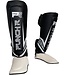 PunchR™ Electric Kickboxing Muay Thai Shin Guards Black White Microfiber