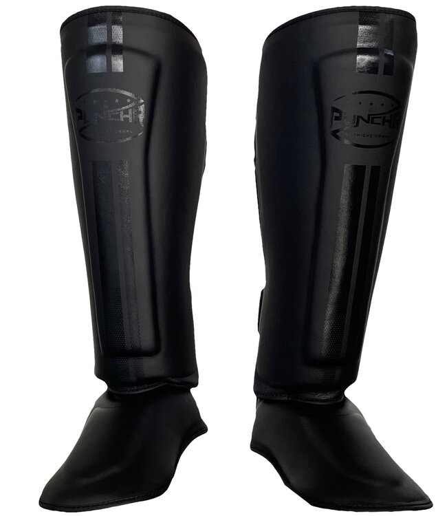 PunchR™  PunchR™ Pro Range Shinguards Black Fade Black