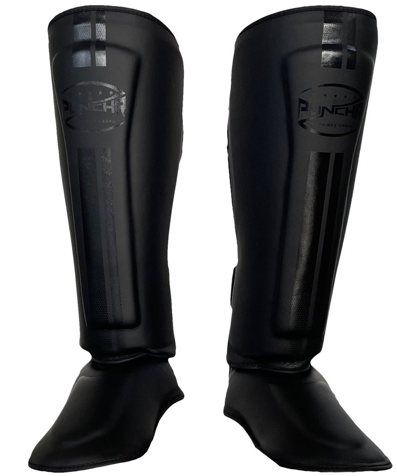 PunchR™  PunchR™ Pro Range Shinguards Black Fade Black