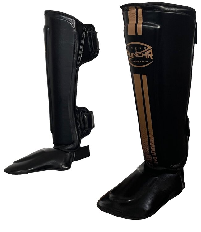 PunchR™ Pro Range Scheenbeschermers Zwart Fade Goud