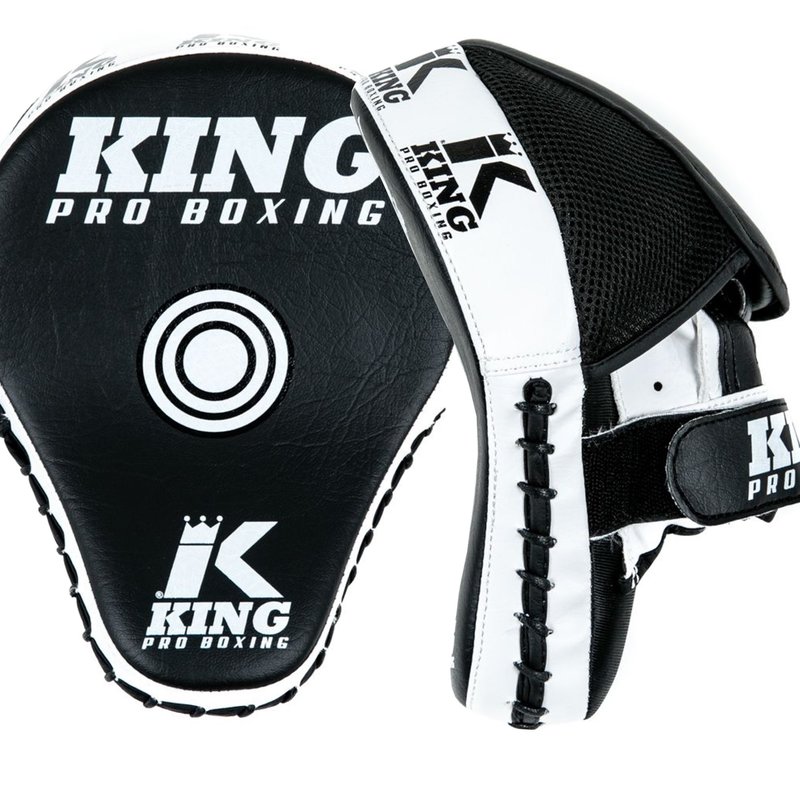 King Pro Boxing King Pro Boxing Handpads Focus Mitts KPB/FM 2 Revo Zwart Wit