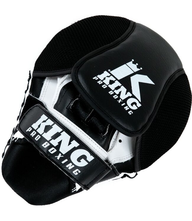 King Pro Boxing King Pro Boxing Handpads Focus Mitts KPB/FM 2 Revo Zwart Wit