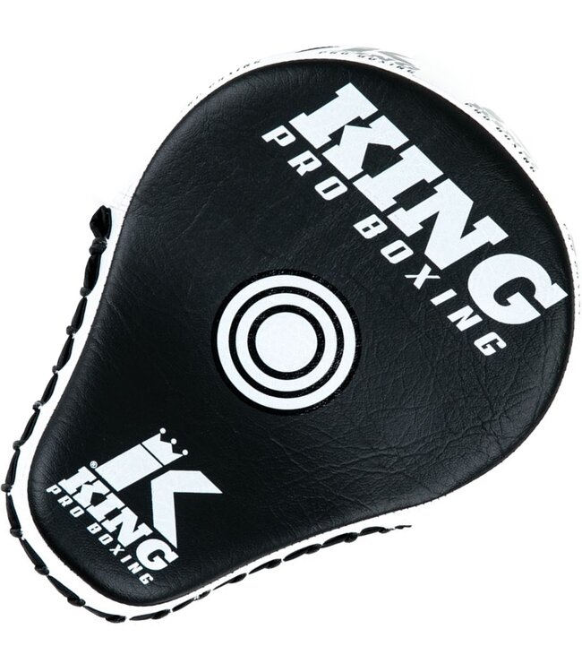 King Pro Boxing King Pro Boxing Hand Pads Focus Mitts KPB/FM 2 Revo Black White