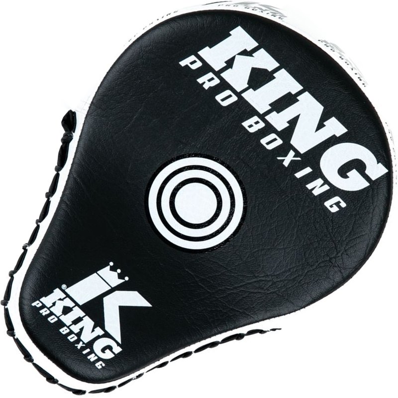 King Pro Boxing King Pro Boxing Hand Pads Focus Mitts KPB/FM 2 Revo Schwarz Weiß