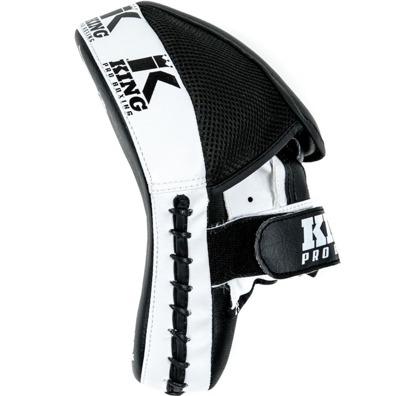 King Pro Boxing King Pro Boxing Hand Pads Focus Mitts KPB/FM 2 Revo Black White