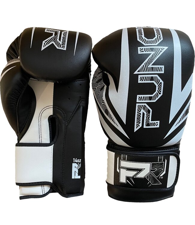 PunchR™ Kids Boxing Gloves Electric Black White