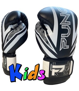 PunchR™  PunchR Kinder Boxhandschuhe Electric Schwarz Weiß