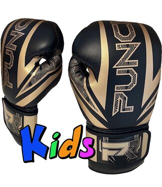 PunchR™  PunchR Kinder Boxhandschuhe Electric Schwarz Gold
