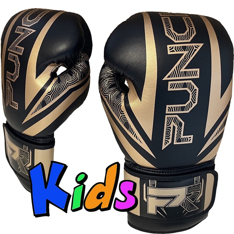 PunchR™  PunchR™ Kids Bokshandschoenen Electric Zwart Goud